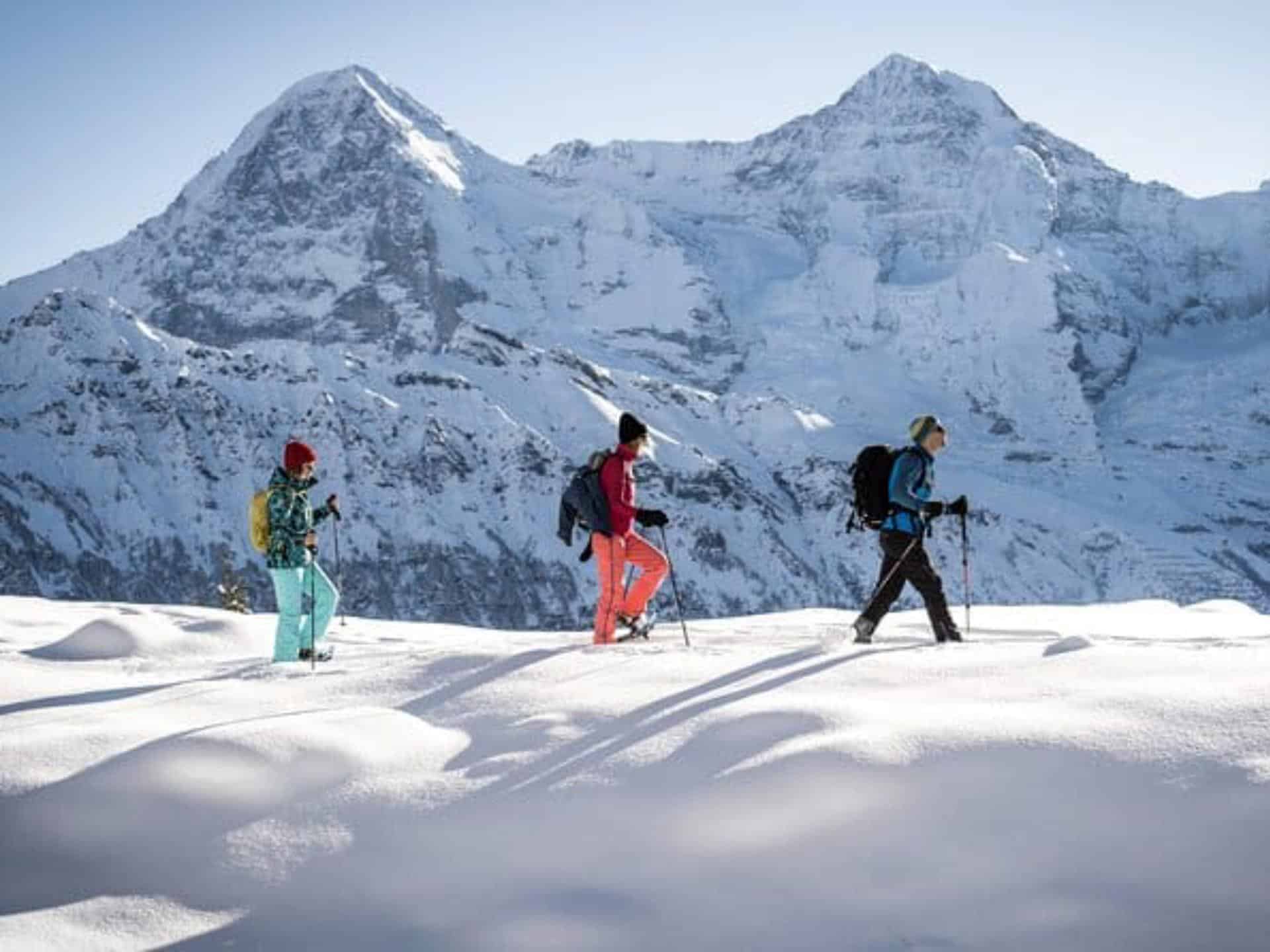 Actividades de invierno en Interlaken 4 snowshoeing1