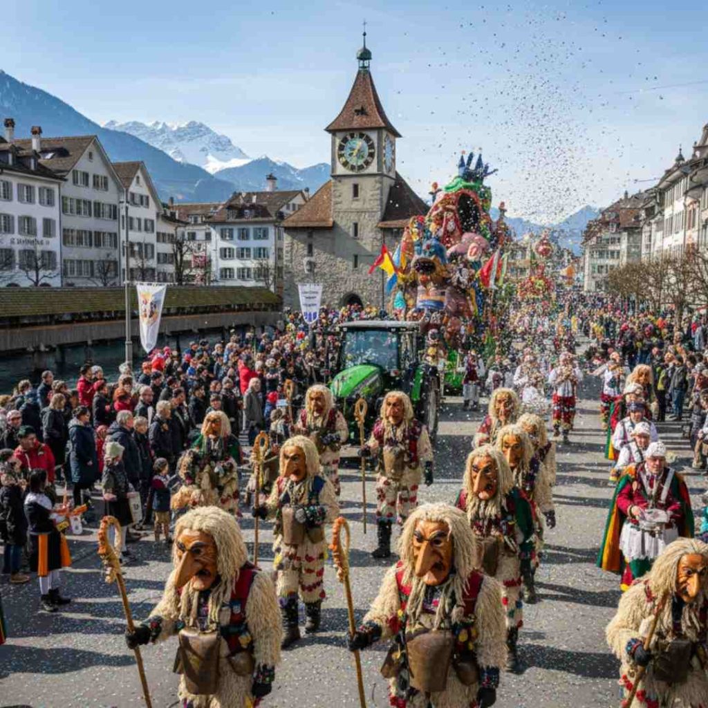 축제에 진심인 스위스인들의 진정한 퍼레이드 “Fasnacht” 4 축제에 진심인 스위스인들의 진정한 퍼레이드 “Fasnacht” - 툰