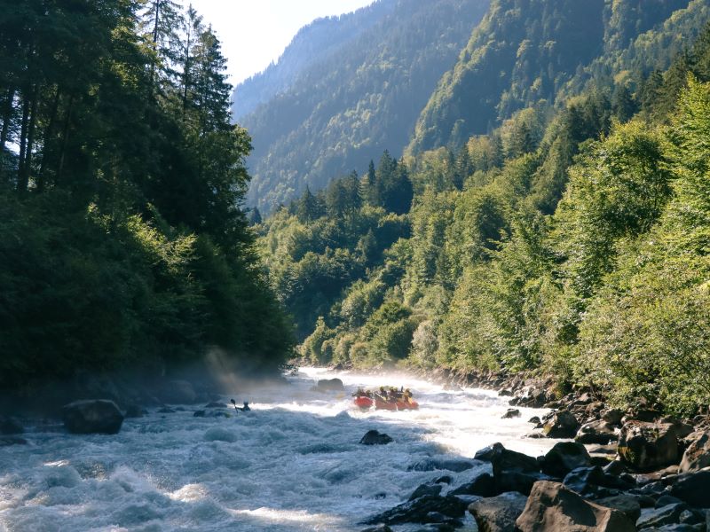 Rafting en el Lütschine