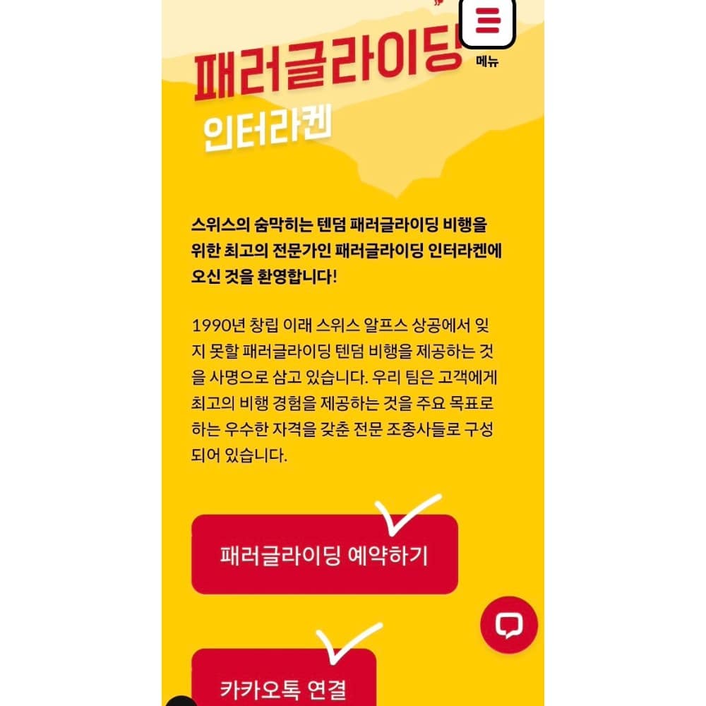스위스 인터라켄 패러글라이딩 할인겨울 성수기 예약 방법리얼 후기 10