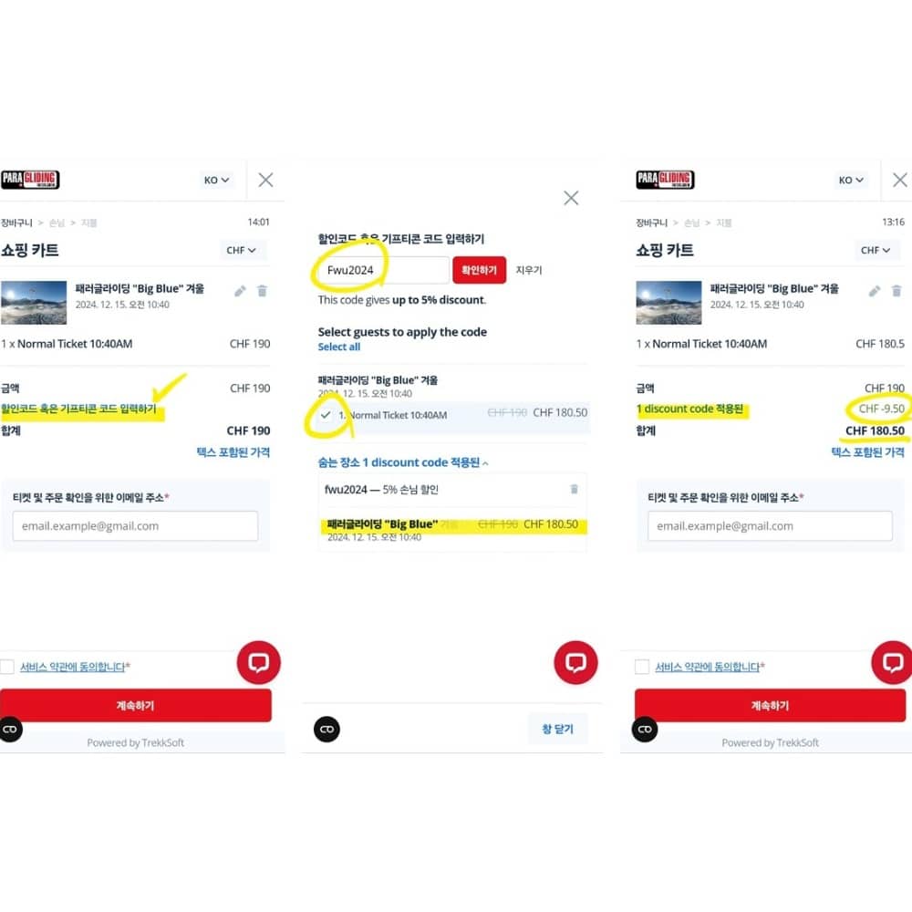 스위스 인터라켄 패러글라이딩 할인겨울 성수기 예약 방법리얼 후기 2
