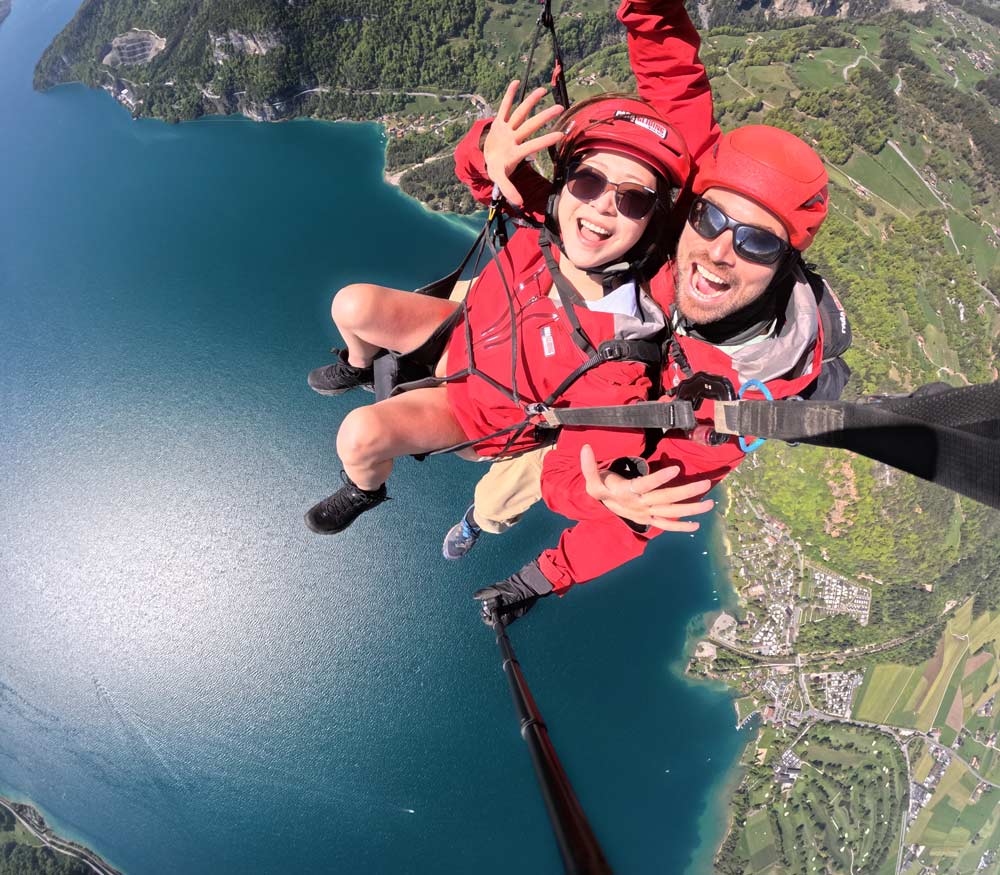 Si può andare in parapendio? 1 nessuna paura dell'altezza quando fai parapendio
