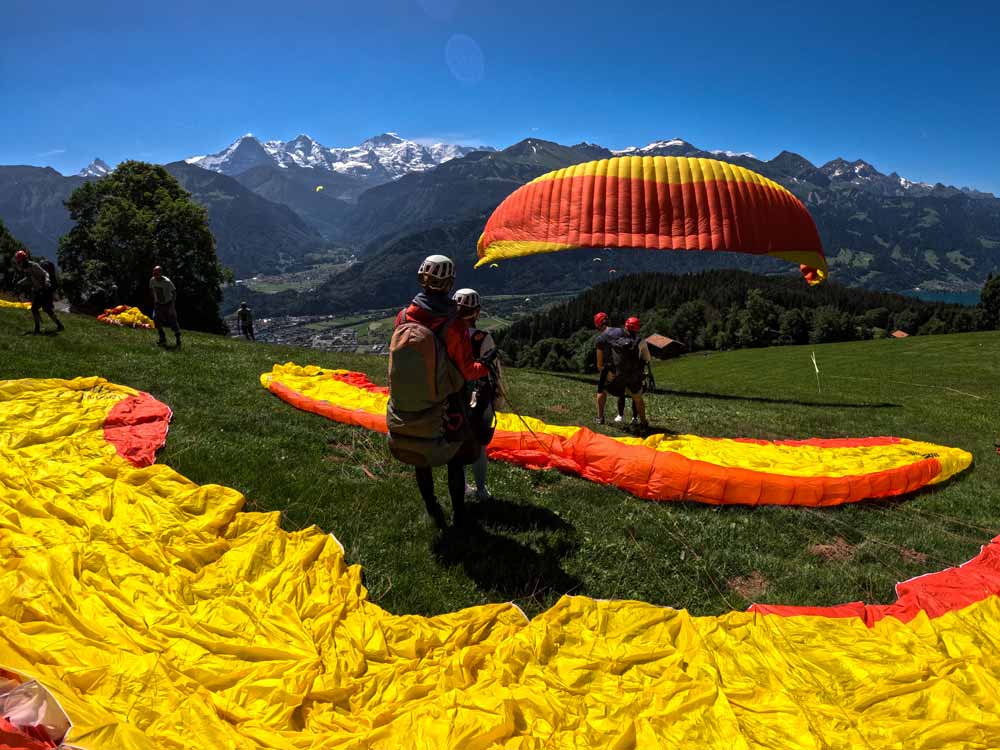 È un bel momento per fare parapendio